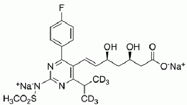 N-Desmethyl Rosuvastatin -d<sub>6</sub> Disodium Salt