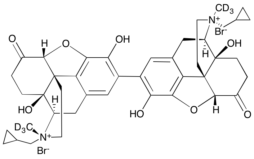 2,2’-Bis(N-Methyl naltrexone)-d<sub>6</sub> dibromide
