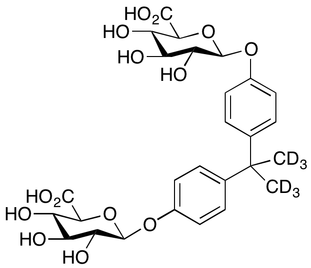 Bisphenol A (Dimethyl-d<sub>3</sub>) Bis-( β-D-glucuronide)