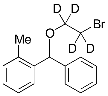 1-[(2-Bromoethoxy)phenylmethyl]-2-methylbenzene-d<sub>4</sub>