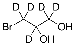 3-Bromo-1,2-propanediol-d<sub>5</sub>