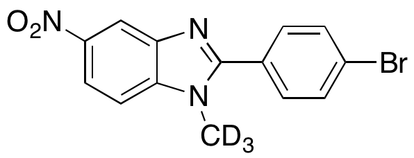 2-(4-Bromophenyl)-1-methyl-d<sub>3</sub>-5-nitro-1H-benzo[d]imidazole