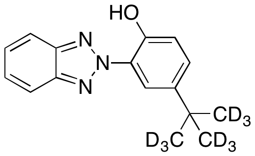2-(5-tert-Butyl-2-hydroxyphenyl)benzotriazole-d<sub>9</sub>