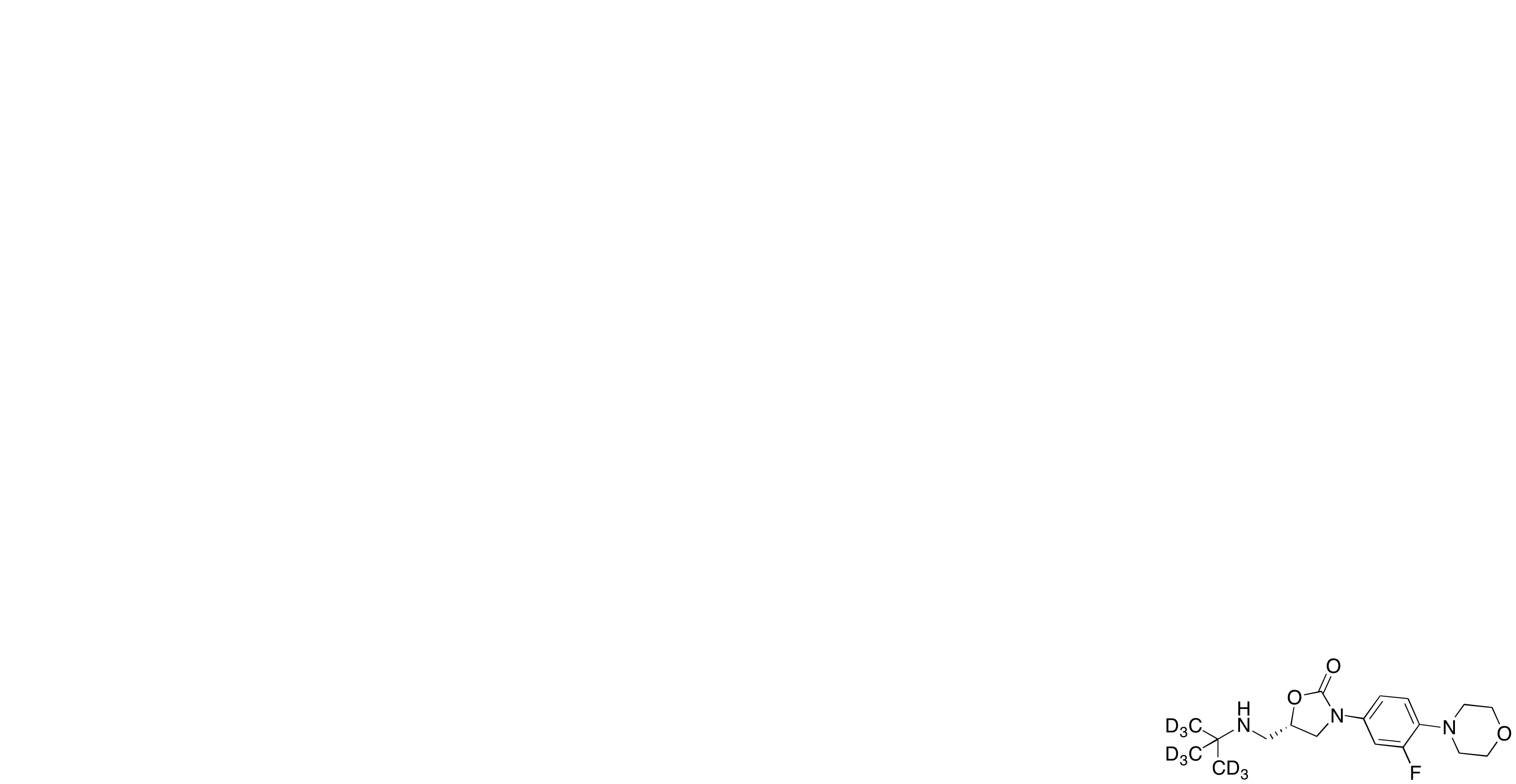 N-t-Butyl N-Deactyl Linezolid-d<sub>9</sub>