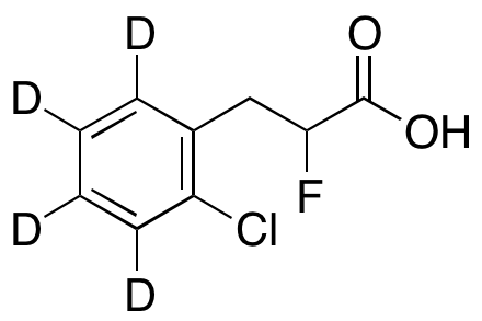 2-Chloro-α-fluorobenzene-d<sub>4</sub>-propanoic Acid