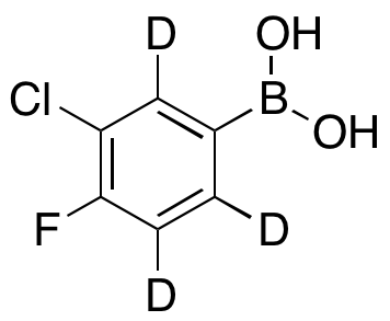 3-Chloro-4-fluorophenylboronic Acid-d<sub>3</sub>
