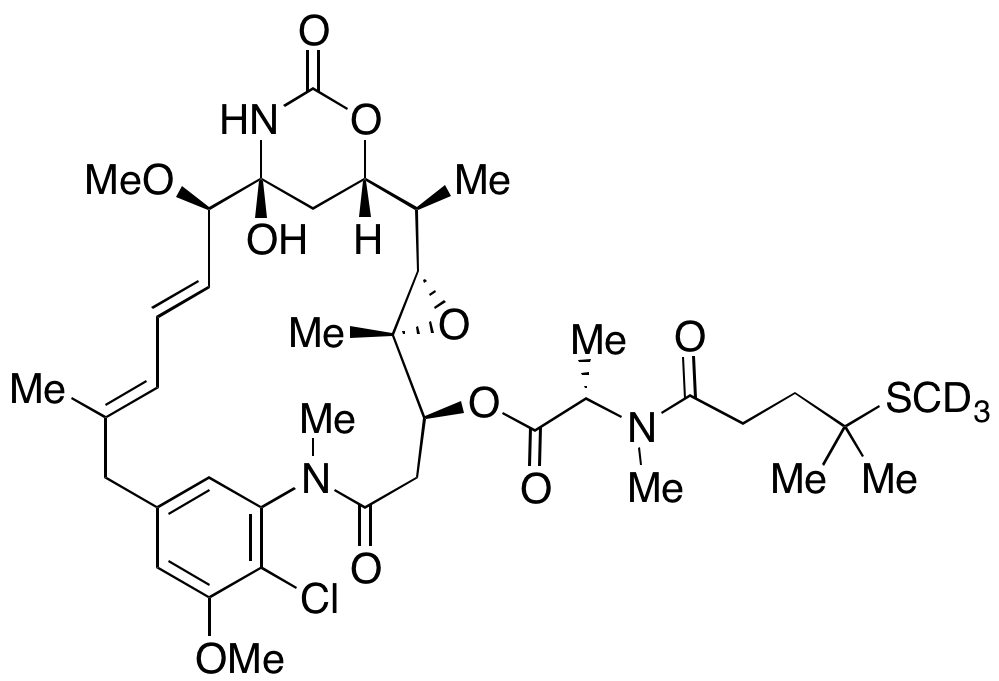 N2’-Deacetyl-N2’-(4-methyl-4-methylthio-1-oxopentyl)maytansine-d<sub>3</sub>