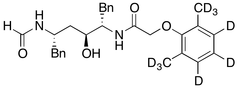 N2-Des(L-valinyl) N2-Formal Lopinavir-d<sub>9</sub>