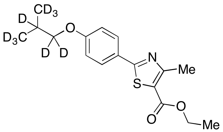 3-Descyano Febuxostat-d<sub>9</sub> Ethyl Ester
