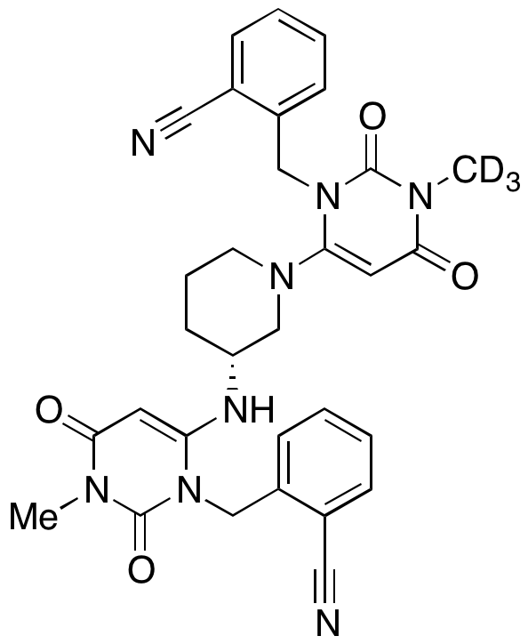 6-Despiperidinyl-6-(alogliptin-Namino-yl) Alogliptin-d<sub>3</sub>