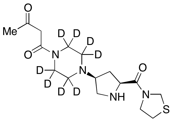 N4-Des Pyrazolo N4-Acetoacetyl Teneligliptin-d<sub>8</sub>