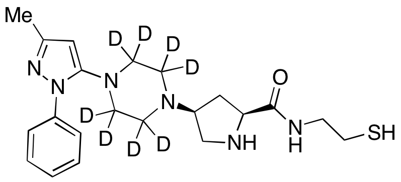 Desthiazolidino Teneligliptin-d<sub>8</sub> N-(2-Thio-ethyl) Carboxamide