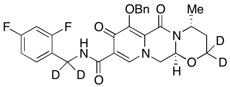 (4R,12aS)-N-[(2,4-Difluorophenyl)methyl]-3,4,6,8,12,12a-hexahydro-4-methyl-6,8-dioxo-7-(phenylmethoxy)-2H-pyrido[1’,2’:4,5]pyrazino[2,1-β][1,3]oxazine-9-carboxamide-d<sub>2</sub>