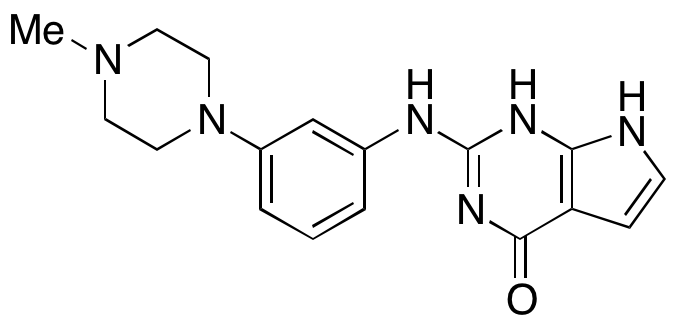 3,7-Dihydro-2-[[3-(4-methyl-1-piperazinyl)phenyl]amino]-4H-pyrrolo[2,3-d]pyrimidin-4-one
