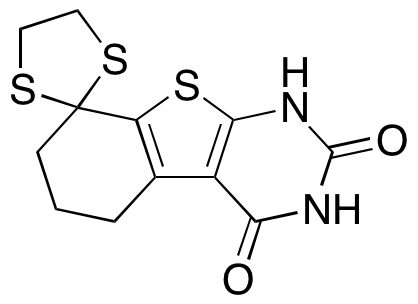 6,7-Dihydro-spiro[[1]benzothieno[2,3-d]pyrimidine-8(5H),2’-[1,3]dithiolane]-2,4(1H,3H)-dione