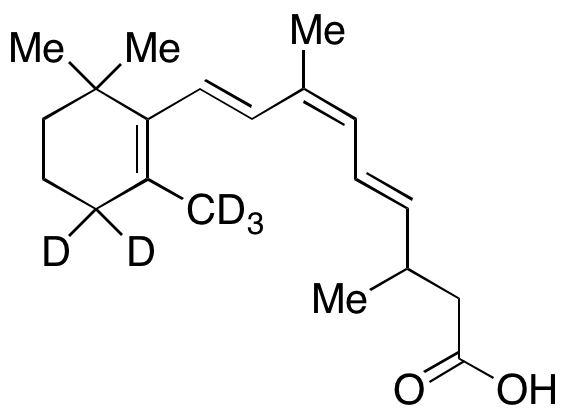 9-cis-13,14-Dihydro 13-Methylretinoic-d<sub>5</sub> Acid (>90%)