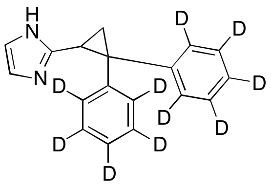 2-(2,2-Diphenylcyclopropyl)-1H-imidazole-d<sub>10</sub>