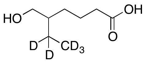 5-Ethyl-6-hydroxyhexanoic Acid-d<sub>5</sub>