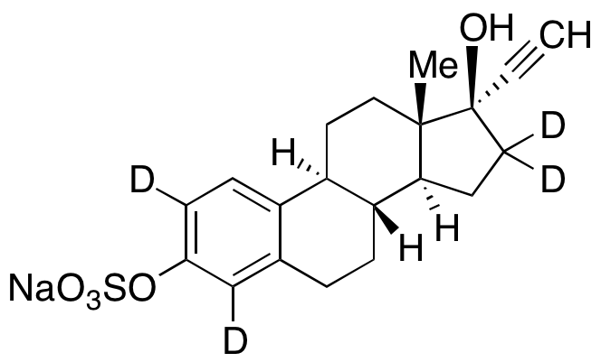 Ethynyl Estradiol 3-Sulfate Sodium Salt-d<sub>4</sub> (major)
