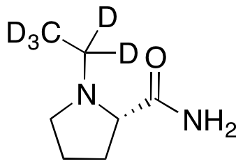 (S)-1-Ethyl-2-pyrrolidinecarboxamide-d<sub>5</sub>
