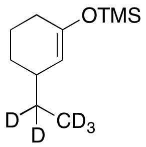 [(3-Ethyl-1-cyclohexen-1-yl)oxy]trimethylsilane-d<sub>5</sub>