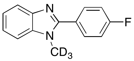 2-(4-Fluorophenyl)-1-methyl-d<sub>3</sub>-1H-benzo[d]imidazole