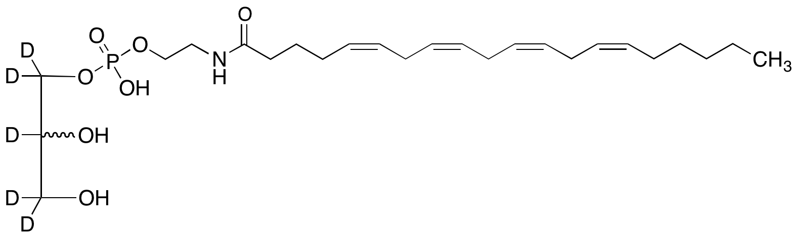 Glycerophospho-N-Arachidonoyl Ethanolamine-d<sub>5</sub>