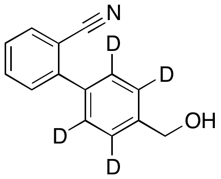 2-[4-(Hydroxymethyl)phenyl]benzonitrile-d<sub>4</sub>