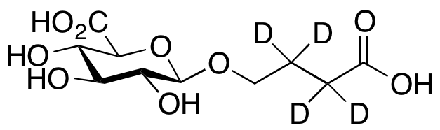 Î³-Hydroxybutyric Acid-d<sub>4</sub> Glucuronide