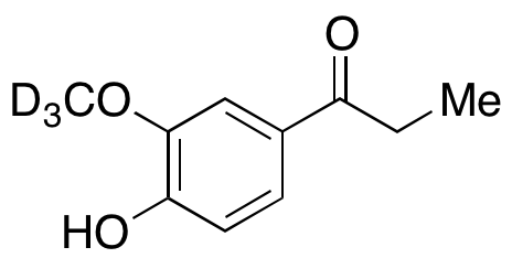 1-(4-Hydroxy-3-methoxyphenyl)-1-propanone-d<sub>3</sub>