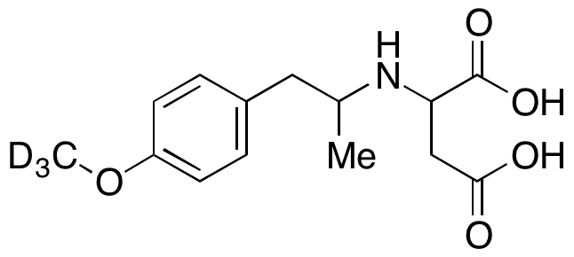 N-[2-(4-Methoxyphenyl)-1-methylethyl]aspartic Acid-d<sub>3</sub>