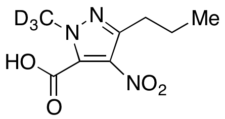 1-(Methyl-D<sub>3</sub>)-4-nitro-3-propyl-1H-pyrazole-5-carboxylic Acid