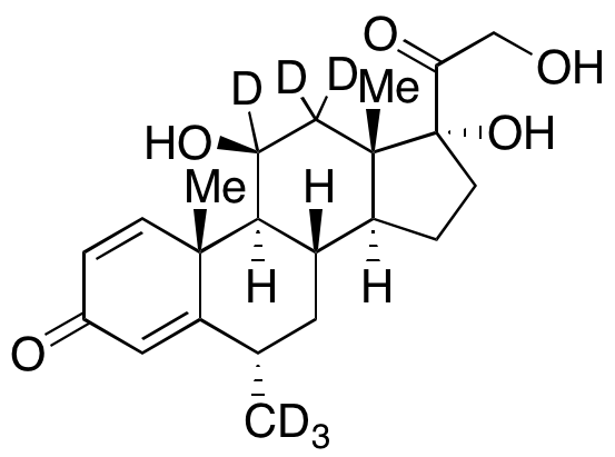 (11,12,12,6α-Methyl-D<sub>6</sub>)-Prednisolone