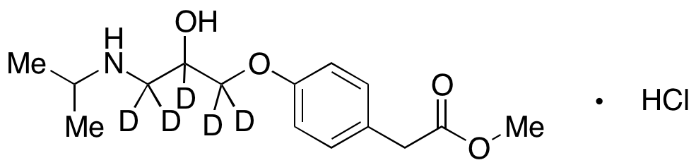 Metoprolol Acid Methyl Ester-d<sub>5</sub> Hydrochloride