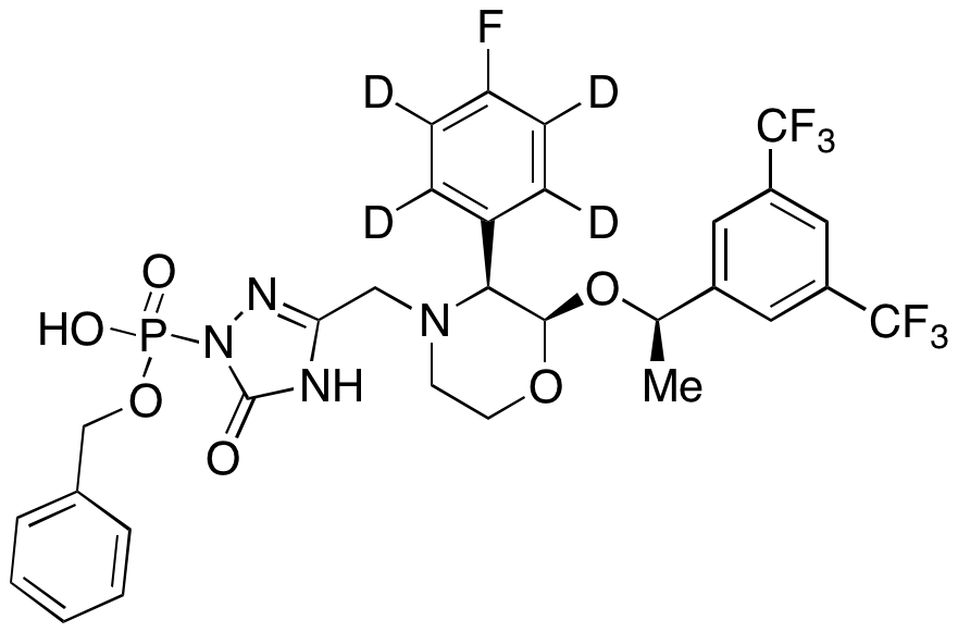 Monobenzyl Fosaprepitant-d<sub>4</sub>