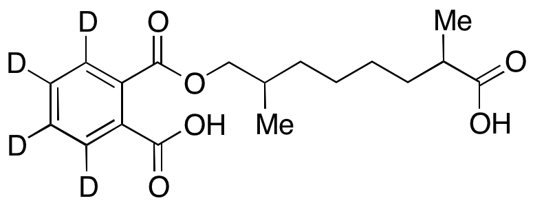 Mono-(7-carboxy-2,7-dimethylheptyl) Phthalate-d<sub>4</sub>