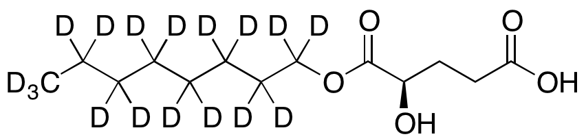 (2R)-Octyl-α-hydroxyglutarate-d<sub>17</sub>