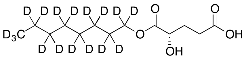 (2S)-Octyl-α-hydroxyglutarate-d<sub>17</sub>