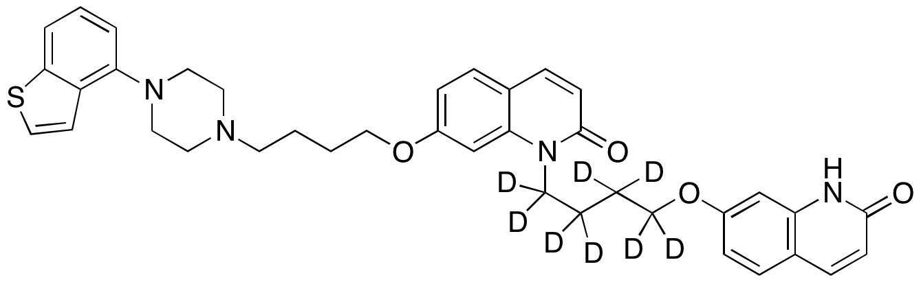 N-[4-((2-Oxo-1,2-dihydroquinolin-7-yl)oxy)butyl] Brexpiprazole-d<sub>8</sub>