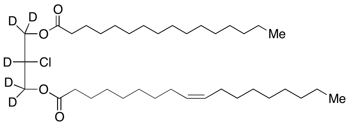rac-1-Palmitoyl-3-oleoyl-2-chloropropanediol-d<sub>5</sub>