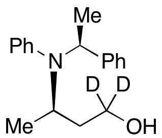(R)-3-(Phenyl((S)-1-phenylethyl)amino)butan-1-ol-d<sub>2</sub>