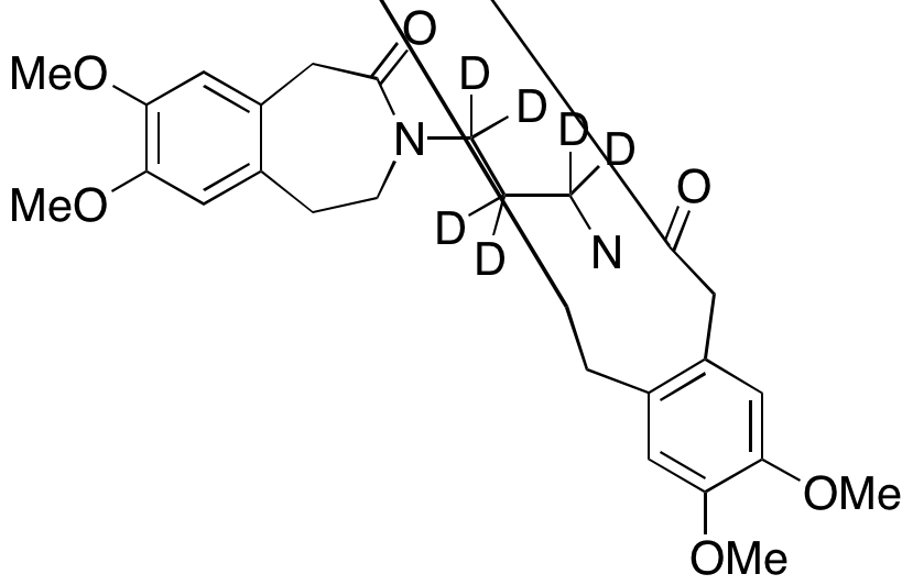 3,3’-(Propane-1,3-diyl)bis(7,8-dimethoxy-4,5-dihydro-1H-benzo[d]azepin-2(3H)-one)-d<sub>6</sub>