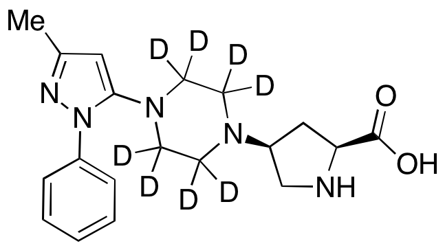 Teneligliptin-d<sub>8</sub> Carboxylic Acid
