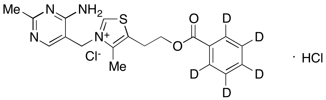 Thiamine Benzoate-d<sub>5</sub> Hydrochloride
