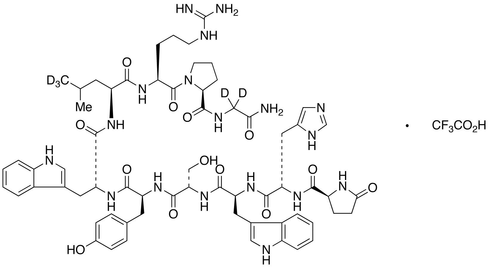 Triptorelin Trifluoroacetic Acid Salt-d<sub>5</sub>