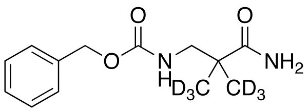 3N-Benzyloxycarbonyl 3-Amino-2,2-dimethylpropanamide-d<sub>6</sub>