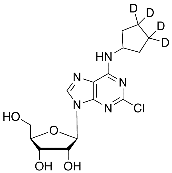 2-Chloro-N<sub>6</sub>-cyclopentyl-d<sub>4</sub> Adenosine