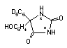 5-(4-Hydroxyphenyl)-5-phenyl-d<sub>5</sub>-hydantoin-<sup>15</sup>N<sub>2</sub>