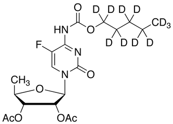 2’,3’-Di-O-acetyl-5’-deoxy-5-fluoro-N<sub>4</sub>-(pentoxy-d<sub>11</sub>-carbonxyl)cytidine