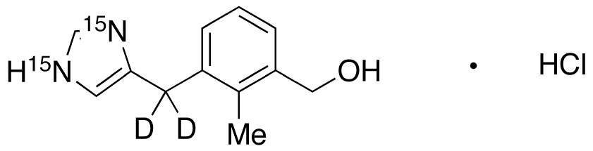 3-Hydroxy Detomidine-<sup>15</sup>N<sub>2</sub>,d<sub>2</sub> Hydrochloride